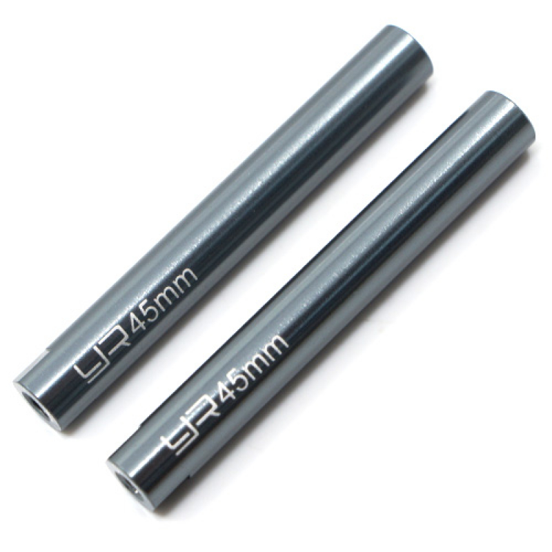 Aluminium Rohr-Link mit M3 Gewinde 6x45mm (2)