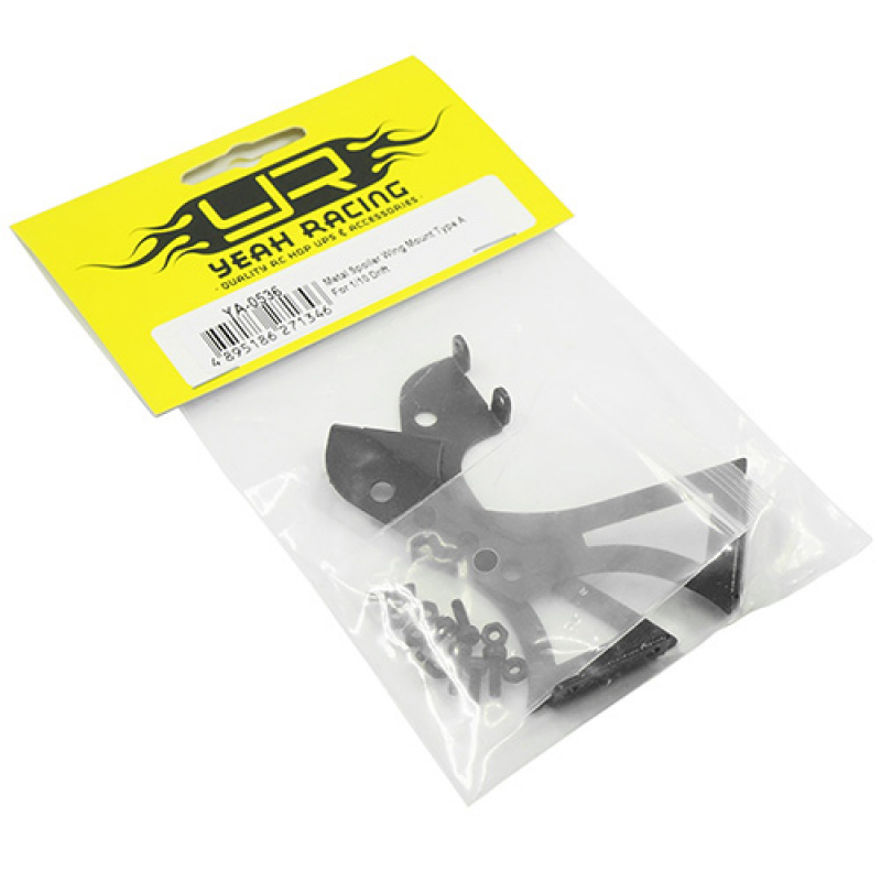 Yeah Racing Metal Spoiler Wing Mount For 1/10 Drift Type A