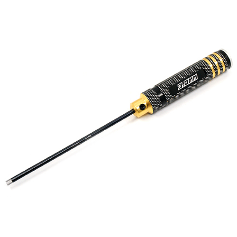 Yeah Racing Aluminum 3.0mm Allen Hex Driver Tool Black Gold