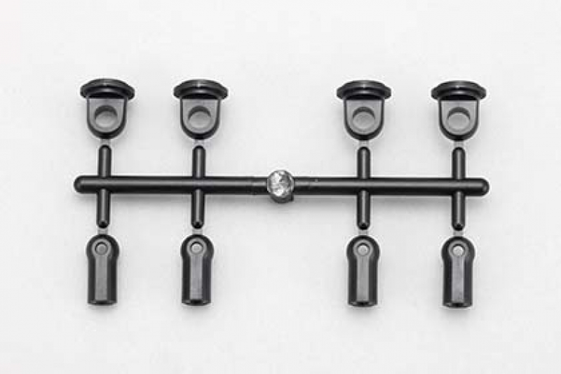 Yokomo Shock Cap/Shock End for 4pcs Plastic shock