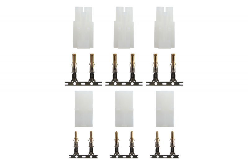Tamiya Stecker/Buchse Set - 3 Paare