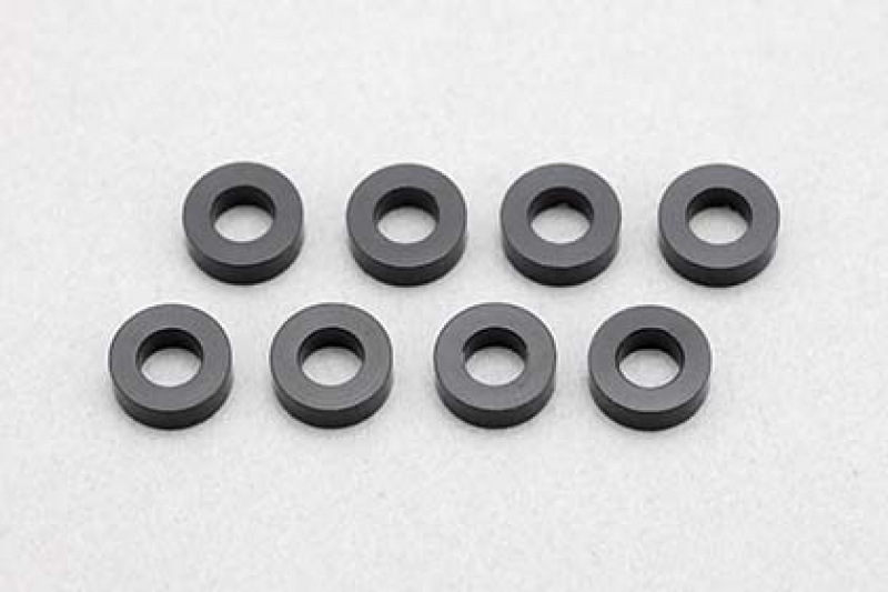 Yokomo Aluminum Shim 3x6x2.0mm Black
