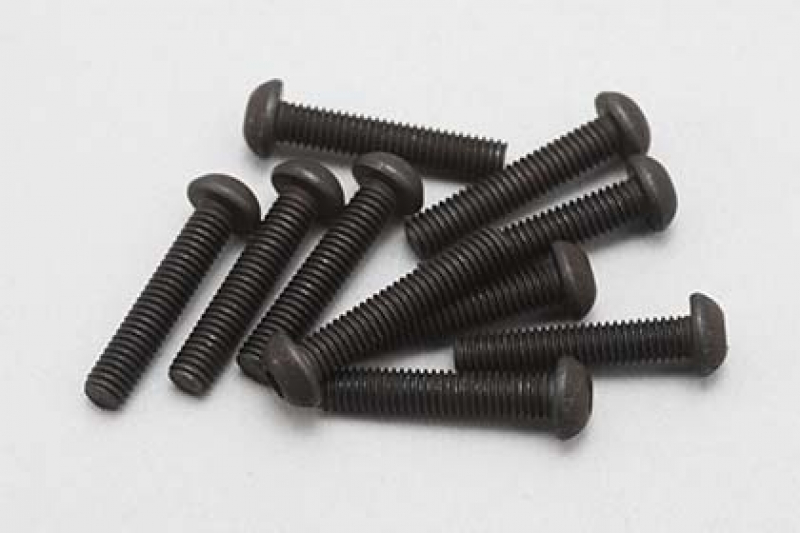 Yokomo M3X15 Button Head Socket Screw 10pcs.