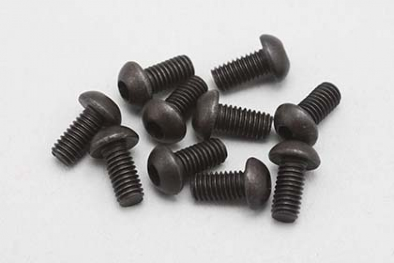 Yokomo M3X6 Button Head Socket Screw 10pcs.