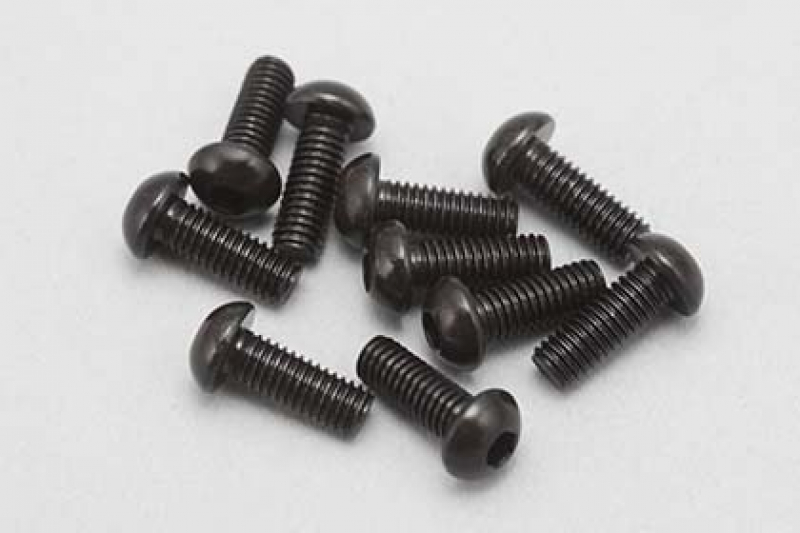 Yokomo M3X8 Button Head Socket Screw 10pcs.