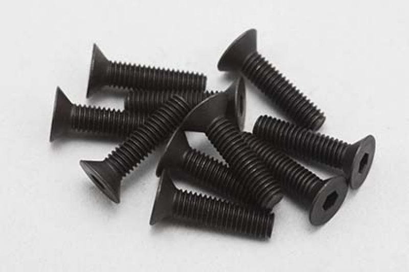 Yokomo  M3x12mm Countersunk Socket Screws (10 pieces)