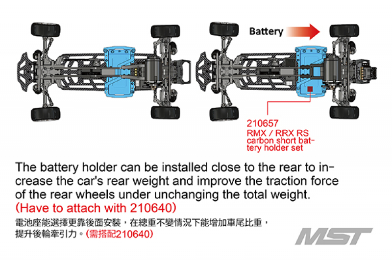 MST RMX RRX 2.0 / 2.5 /3.0 lightweight flexible carbon deck