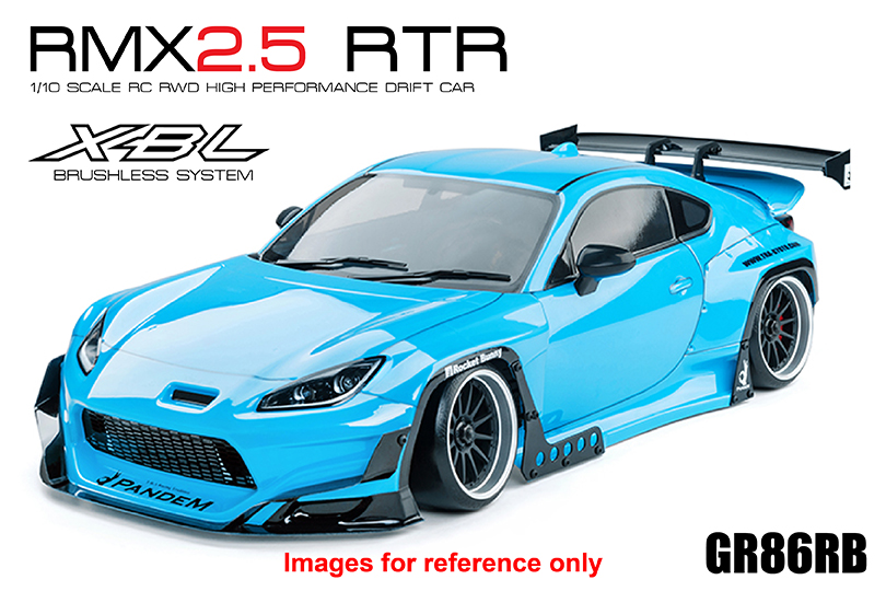 Kayhobbies - Onlineshop für RC Cars - Drift - Crawler - MST RMX 2.5 RTR  GR86RB (GR86 Rocket Bunny) (light blue) (brushless)