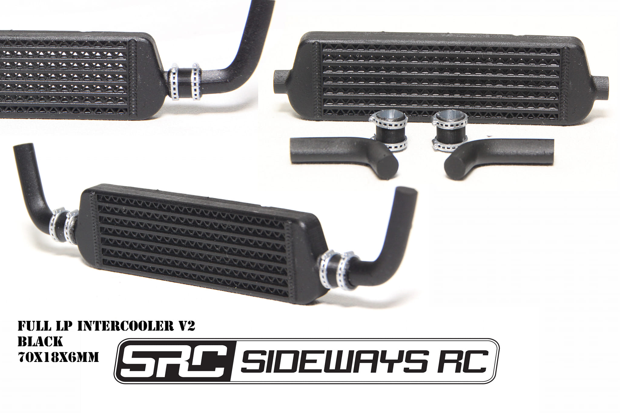 SRC Low Profile Intercooler - Black SRC Low Profile Intercooler - Black