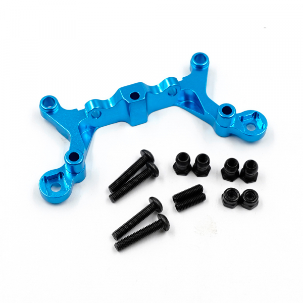 Yeah Racing Aluminum Front Damper Plate (BU) For Tamiya TA01/TA02