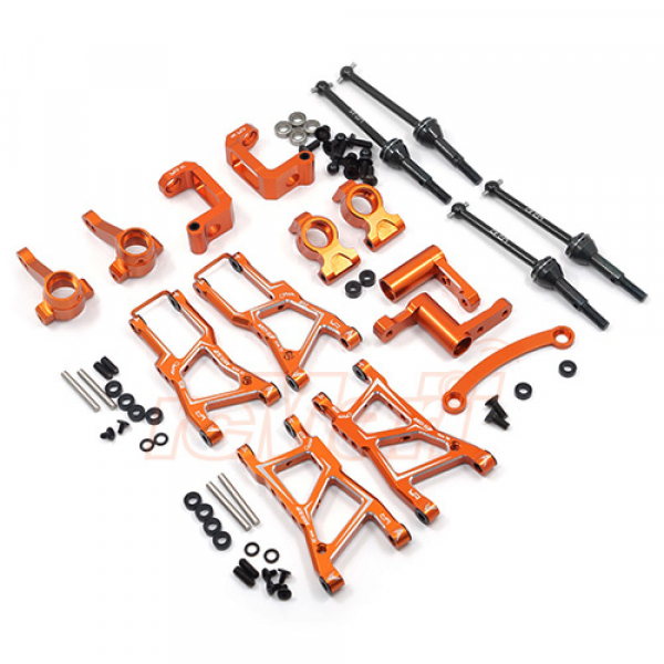 Yeah Racing Aluminium Essential Umbausatz für HPI RS4 Sport 3 Orange