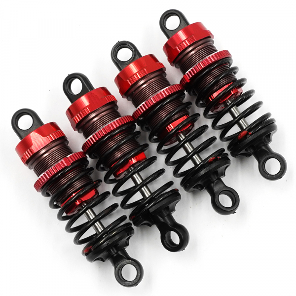 Yeah Racing 50mm Aluminium Big Bore Go Dämpfer Set für 1/10 (Rot)