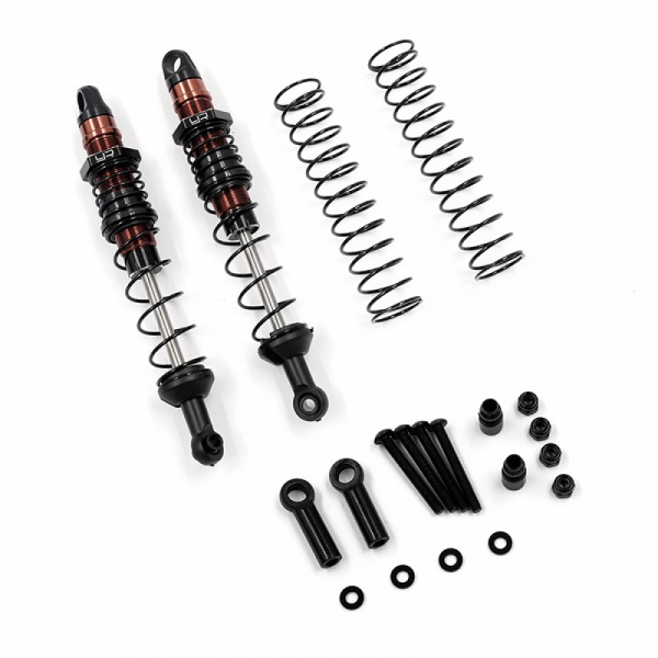 Yeah Racing Desert Cobra Dual Spring Damper Pair Black100mm For 1/10 RC Offroad