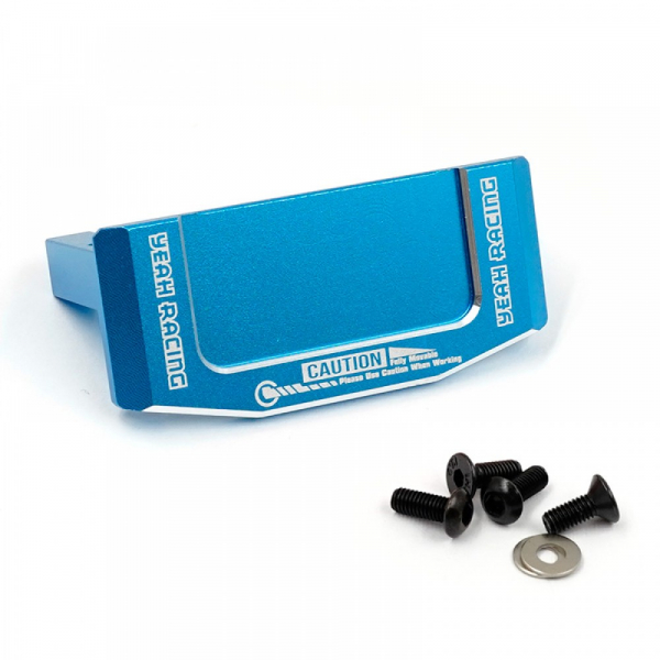 Yeah Racing Aluminium Servo/Gyrohalterung für Tamiya TT01 TT01E TT01D Blau