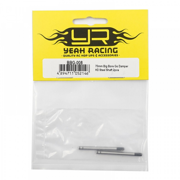 Yeah Racing 70 mm Big Bore Go-Dämpfer mit HD-Stahlkolbenstange (2 Stück)