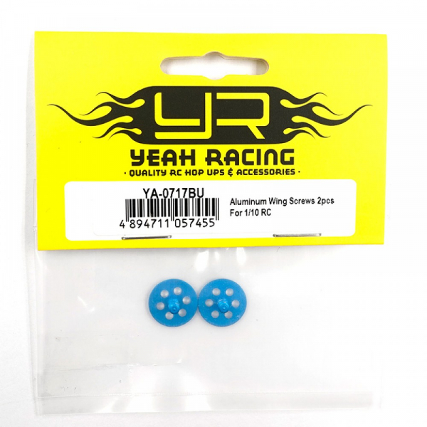 Yeah Racing Aluminum Wing Screw 2pcs For 1/10 RC