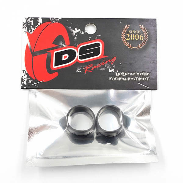 DS Racing 15C OD 23mm Width 8.5mm Slick Front Tires 2 pcs for Mini Touring 1/28 RC Car