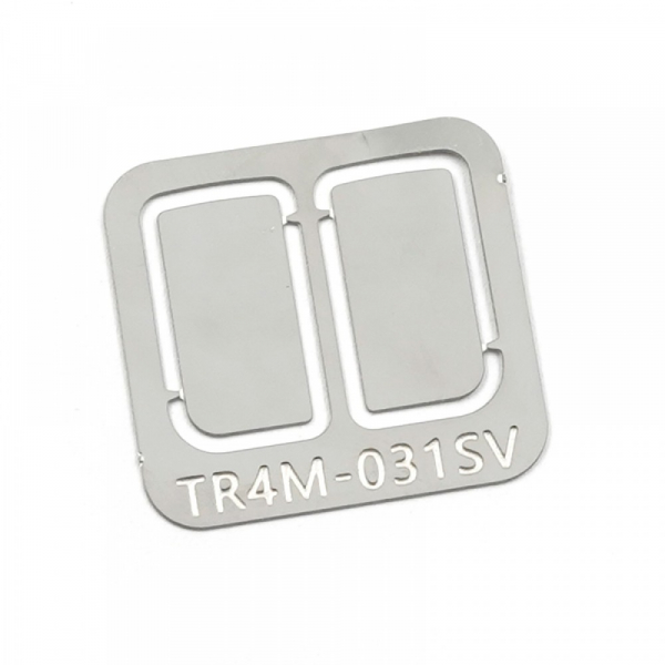 Side-View Reflective Mirror Plate fits Traxxas 1/18 TRX-4M Defender