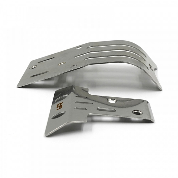 Yeah Racing Stainless Steel Chassis Protector Plate (F & R) For Tamiya BBX (BB-01)