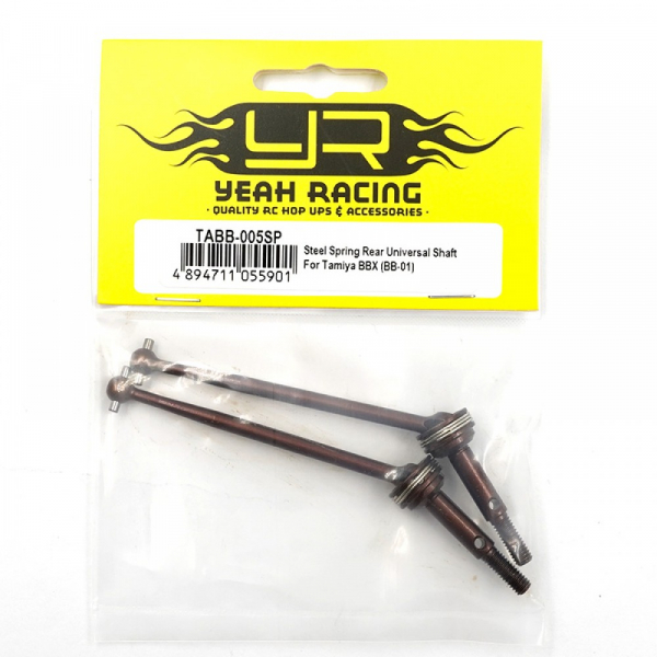 Yeah Racing Steel Spring Rear Universal Shaft für Tamiya BBX (BB-01)