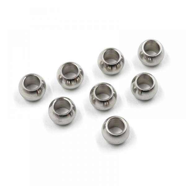 Yeah Racing Stainless Steel Suspension Ball 8 Stück für Tamiya BBX (BB-01)