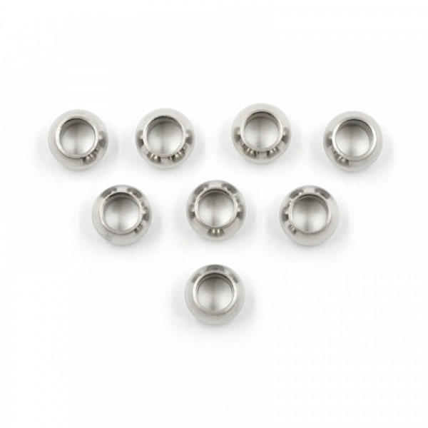 Yeah Racing Stainless Steel Suspension Ball 8 Stück für Tamiya BBX (BB-01)