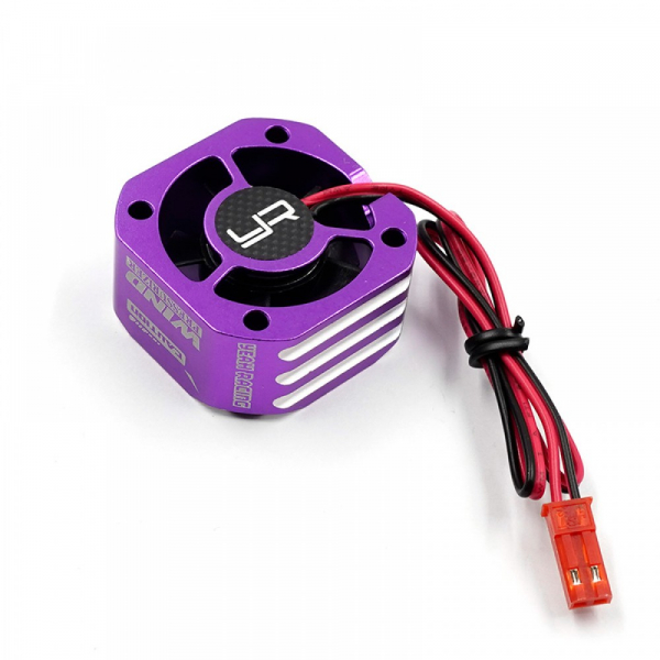 Yeah Racing Aluminium-Gehäuse Booster Lüfter Purple (30mm)