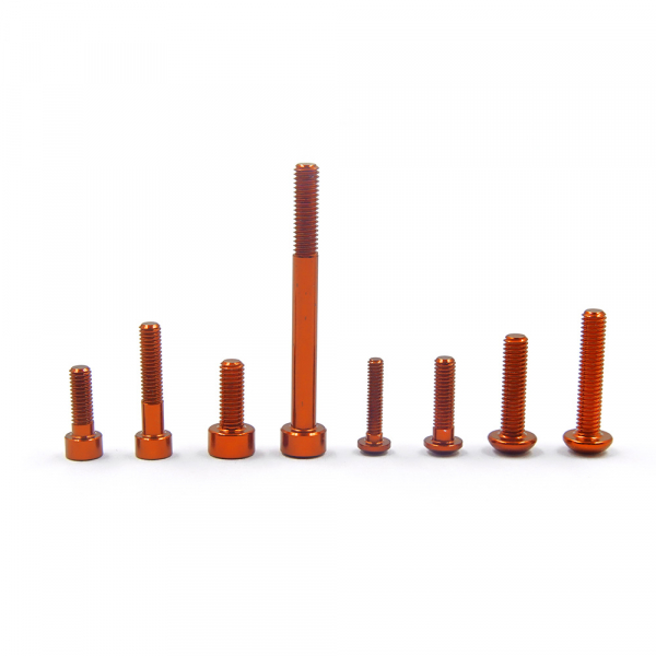 Yeah Racing Aluminium Screws Set For SANWA M17 (Orange)