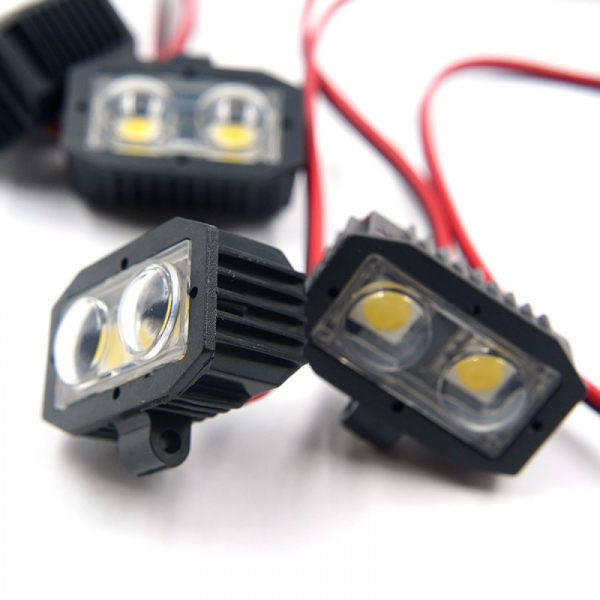 Xtra Speed Scheinwerfer Spotlights 4 Stück Typ B (5–8V) für 1/10 RC Crawler