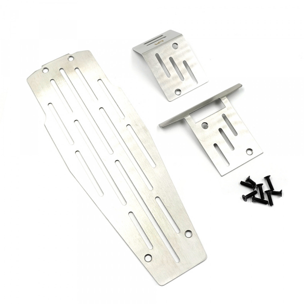 Yeah Racing Edelstahl Chassis Schutzplatten Set für Kyosho Optima Mid