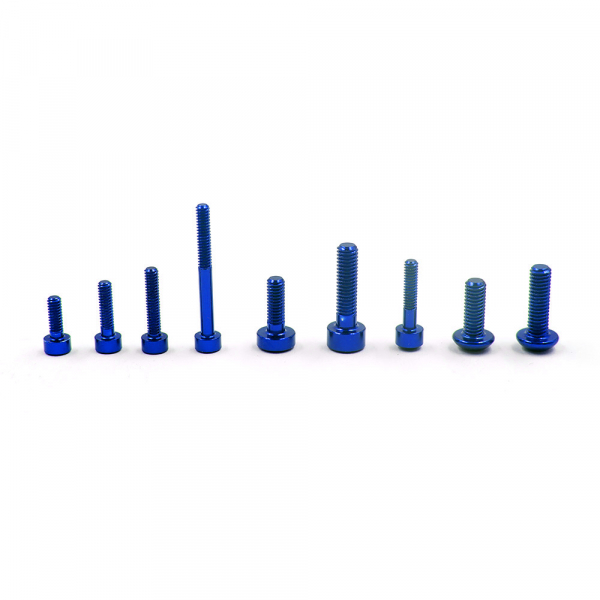 Yeah Racing Aluminium Screws Set For Futaba 10PX (Blue)