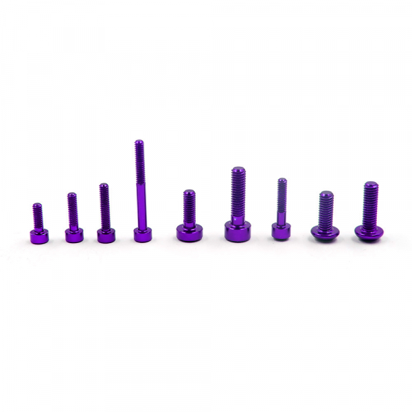 Yeah Racing Aluminium Screws Set For Futaba 10PX (Purple)