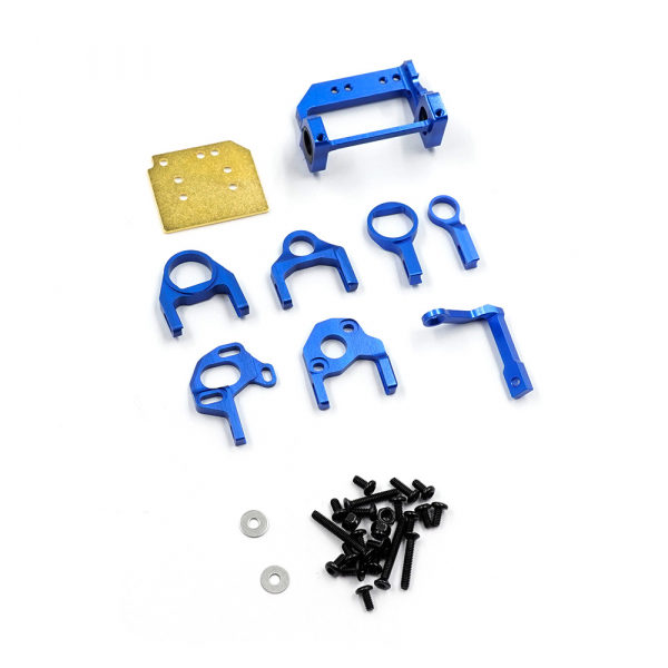 Yeah Racing Motorhalterung aus Aluminium 90-94mm blau für Kyosho Mini-Z MR-03/MR-04