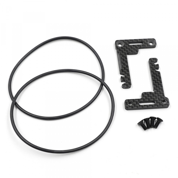 Yeah Racing Graphite Short Battery Holder Set For Tamiya TT02