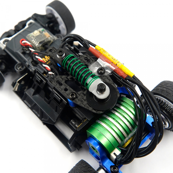 Yeah Racing Graphit-Roll-Dämpfer-Set für Kyosho Mini-Z MR04 (Schwarz & Blau)