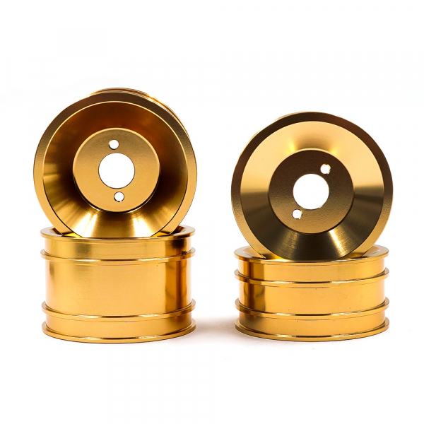 Yeah Racing Aluminium CNC Felgen Set für Yokomo 870C Super Dog Fighter 2023 YZ10 - Gold