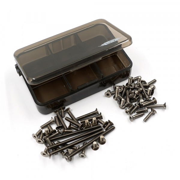 Yeah Racing Titanium Screw Assorted Set w/Box For Kyosho Turbo Optima