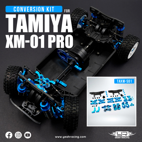 Yeah Racing Aluminium Essential Tuning Set für Tamiya XM-01 PRO