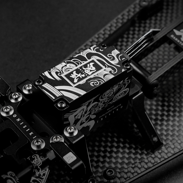 Onisiki Aluminiumgehäuse Low Profile Brushless HV Servo für 1/10 Drift Car