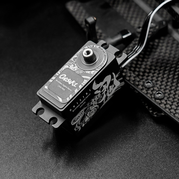 Onisiki Aluminiumgehäuse Low Profile Brushless HV Servo für 1/10 Drift Car