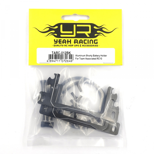 Yeah Racing Aluminum Shorty Battery Holder For Team Associated RC10