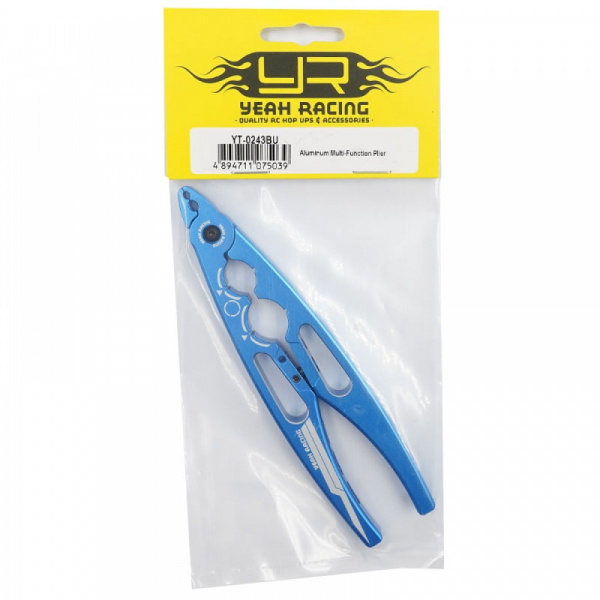 Yeah Racing Aluminium Multifunktionszange Blau für Dämpfer und Spurstangen