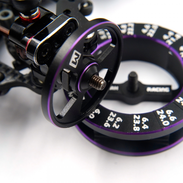 Momentum 7075 Aluminum Round Droop Gauge V2 For 1/10 On Road Chassis Limited Edition
