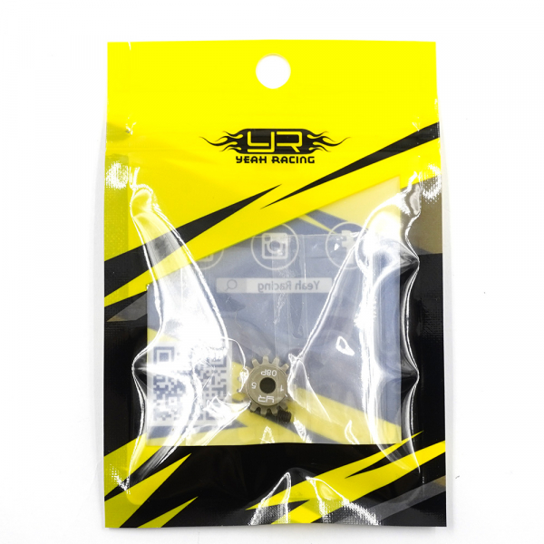 Yeah Racing Aluminium 7075 Hartbeschichtete Motorritzel 0.8M 15Z für Tamiya