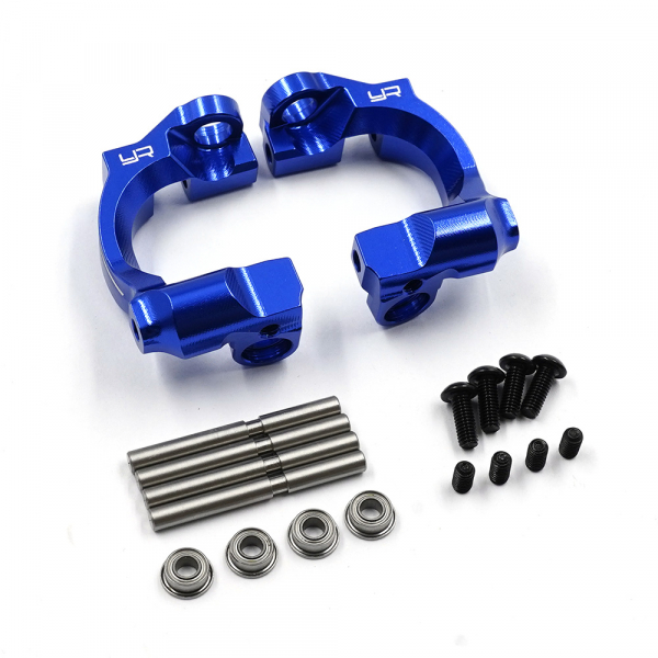 Yeah Racing Aluminium C Hub Set vorne Blau für Traxxas Mini Maxx, Mini XRT