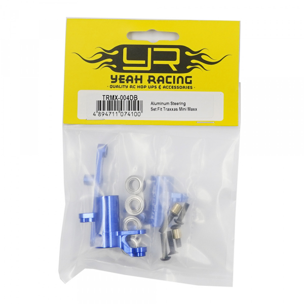 Yeah Racing Aluminium Lenkung Set Blau für Traxxas Mini Maxx