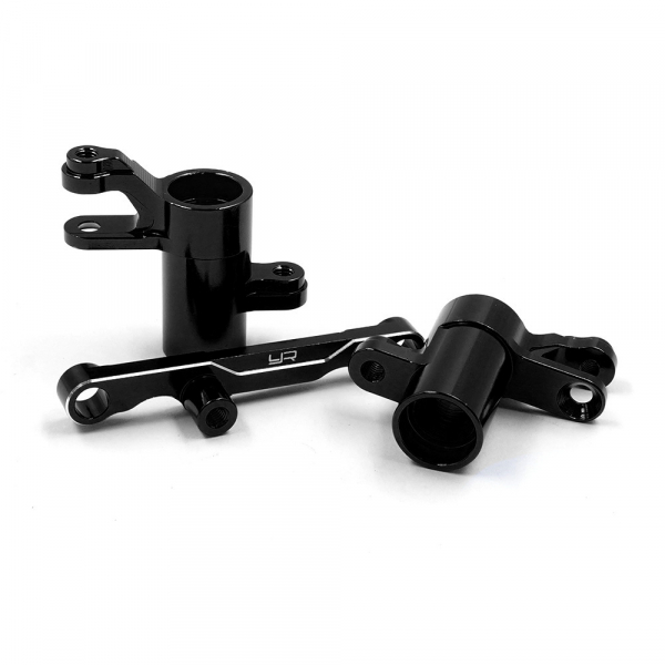Yeah Racing Aluminum Steering Set Fit Traxxas Mini Maxx Mini XRT black