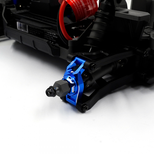 Yeah Racing Aluminium Essential Conversion Kit Schwarz für Traxxas Mini Maxx, Mini XRT