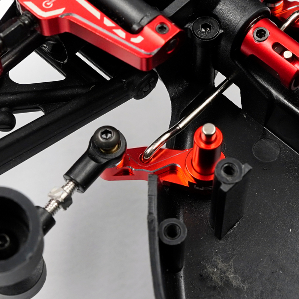 Yeah Racing Aluminum Steering Arm w/Adjustable Steering Tie-Rod Set For Kyosho Fazer Mk2