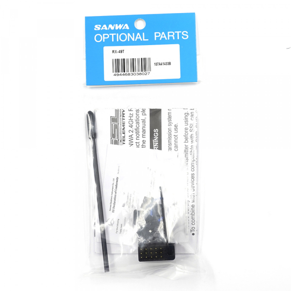 Sanwa  RX-49T Empfänger SXR-SSL wasserfest  SURFACE CH4 2.4GHz FH5